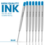 Bolt Action Pen Replacement Blue Ink Cartridge